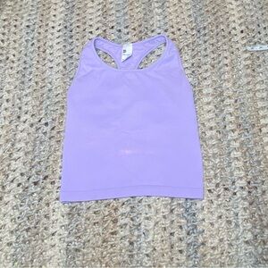 All in Motion Light Purple Racerback Tank Top XXL